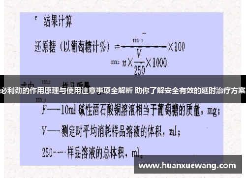 必利劲的作用原理与使用注意事项全解析 助你了解安全有效的延时治疗方案 必利劲的作用原理与使用注意事项全解析 助你了解安全有效的延时治疗方案